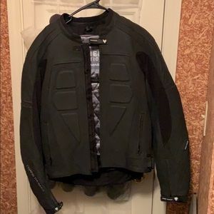 Frank Thomas leather moto jacket